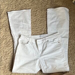 Ann Taylor Loft Crisp White Jeans